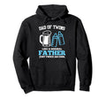 Twin Daddy Dad Twins Like Normal Hoodie - Minimalist Print for Adults - T-Shirt, Sweatshirt, Hoodie