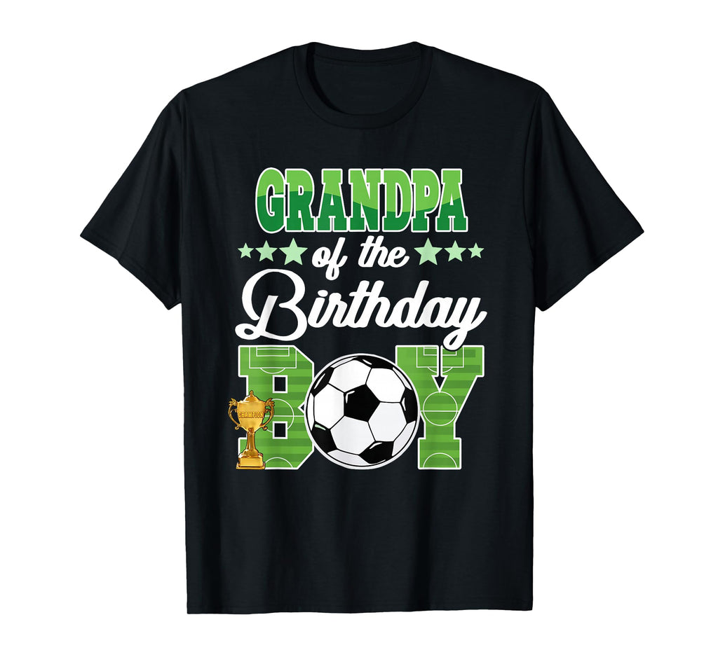 Soccer Grandpa Birthday Party Soccer T-Shirt - Custom Art Print for Adults - T-Shirt, Sweatshirt, Hoodie