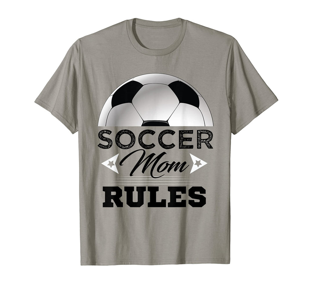 Soccer Mom Rules Womens Sports Shirts T-Shirt - Minimalist Print for Adults - T-Shirt, Sweatshirt, Hoodie