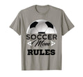 Soccer Mom Rules Womens Sports Shirts T-Shirt - Minimalist Print for Adults - T-Shirt, Sweatshirt, Hoodie
