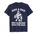 Dad Milk Funny Fathers Day Bigfoot T-Shirt - Custom Art Print Unisex - T-Shirt, Sweatshirt, Hoodie