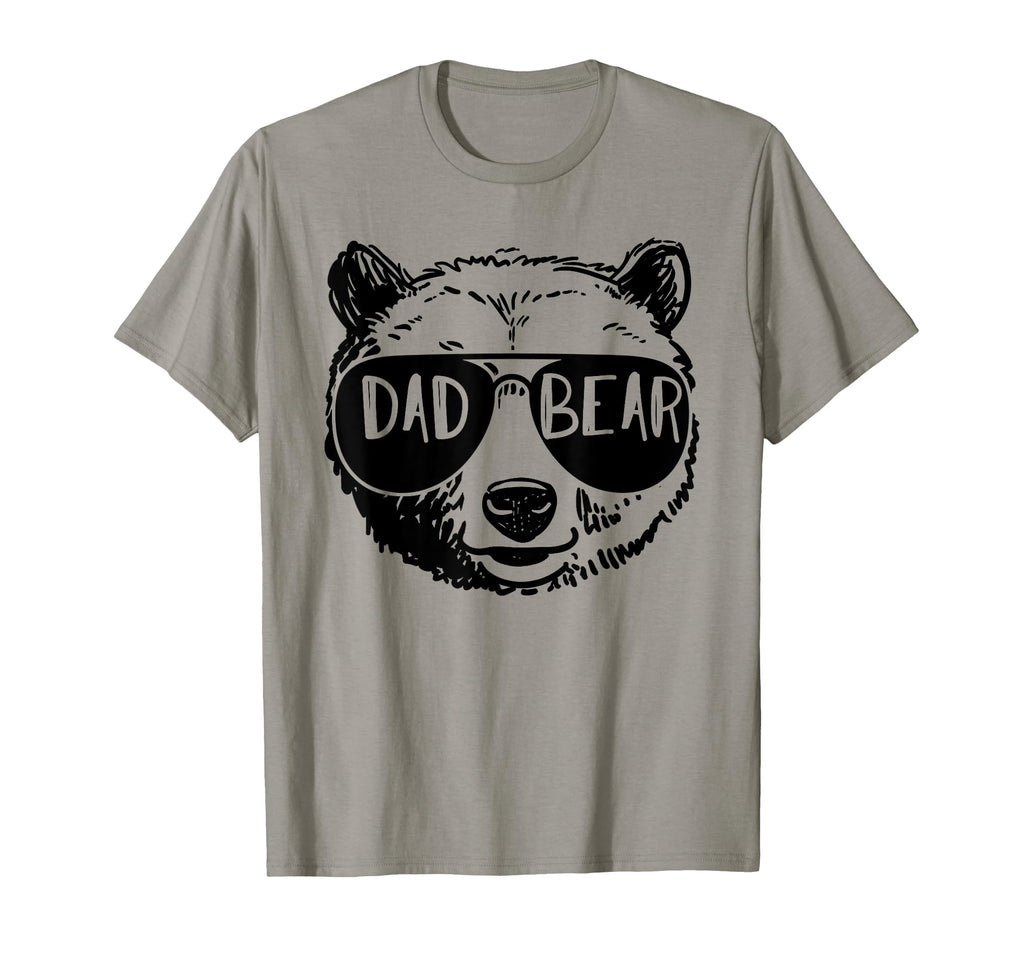 Dad Bear Face Sunglasses Daddy Father T-Shirt - Unique Graphic Men Women - T-Shirt, Sweatshirt, Hoodie