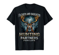 Father Daughter Hunting Partners Life T-Shirt - Minimalist Print Men Women - T-Shirt, Sweatshirt, Hoodie