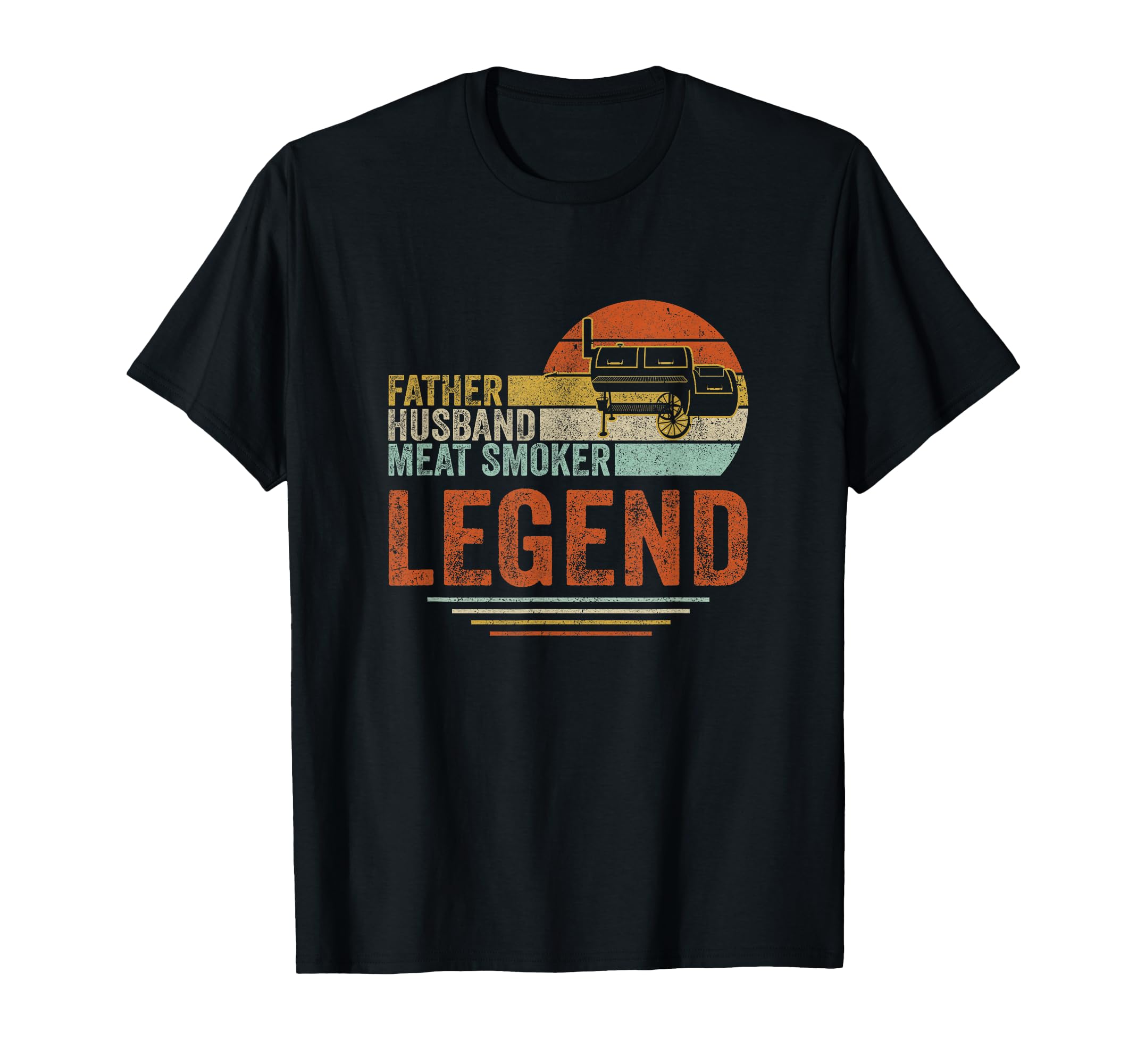 Father Husband Meat Smoker Legend T-Shirt - Trendy Graphic for Adults - T-Shirt, Sweatshirt, Hoodie