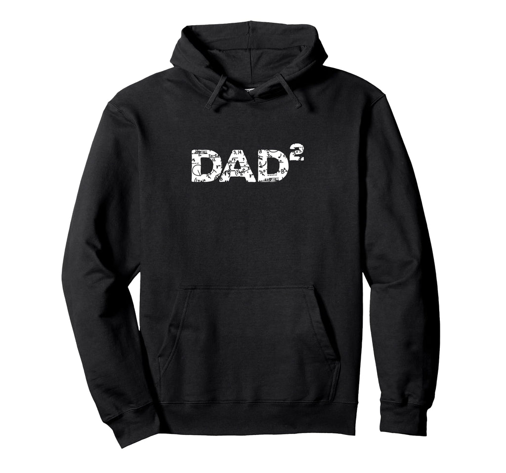 Dad Squared Fathers Day Pregnancy Hoodie - Novelty Apparel for Adults - T-Shirt, Sweatshirt, Hoodie
