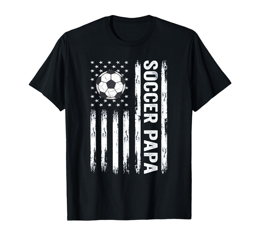 Soccer Papa Proud Soccer Grandpa Usa T-Shirt - Aesthetic Graphic Unisex - T-Shirt, Sweatshirt, Hoodie