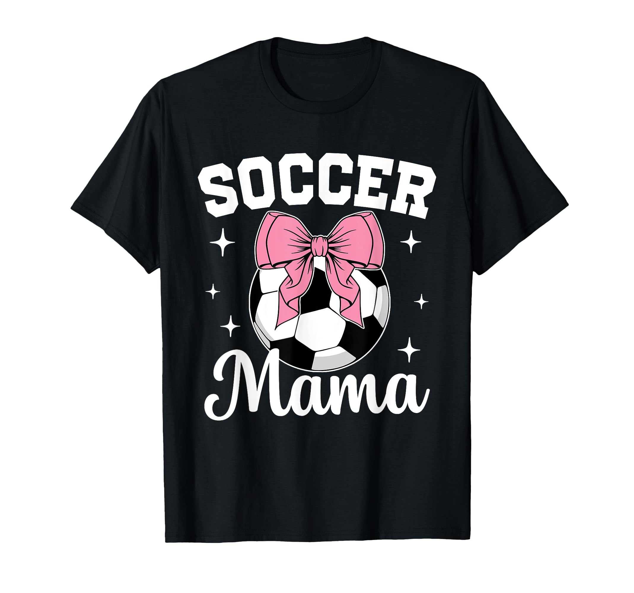 Coquette Bow Soccer Mama Soccer Mom T-Shirt - Unique Graphic for Adults - T-Shirt, Sweatshirt, Hoodie