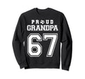 Number 67 Custom Proud Soccer Futbol Sweatshirt - Graphic Print Unisex - T-Shirt, Sweatshirt, Hoodie