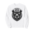Papa Beer Funny Dad Bear Drinking Sweatshirt - Minimalist Print Men Women - T-Shirt, Sweatshirt, Hoodie