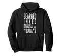 Beard Dyed Father Like Normal Dad Hoodie - Graphic Print Men Women - T-Shirt, Sweatshirt, Hoodie