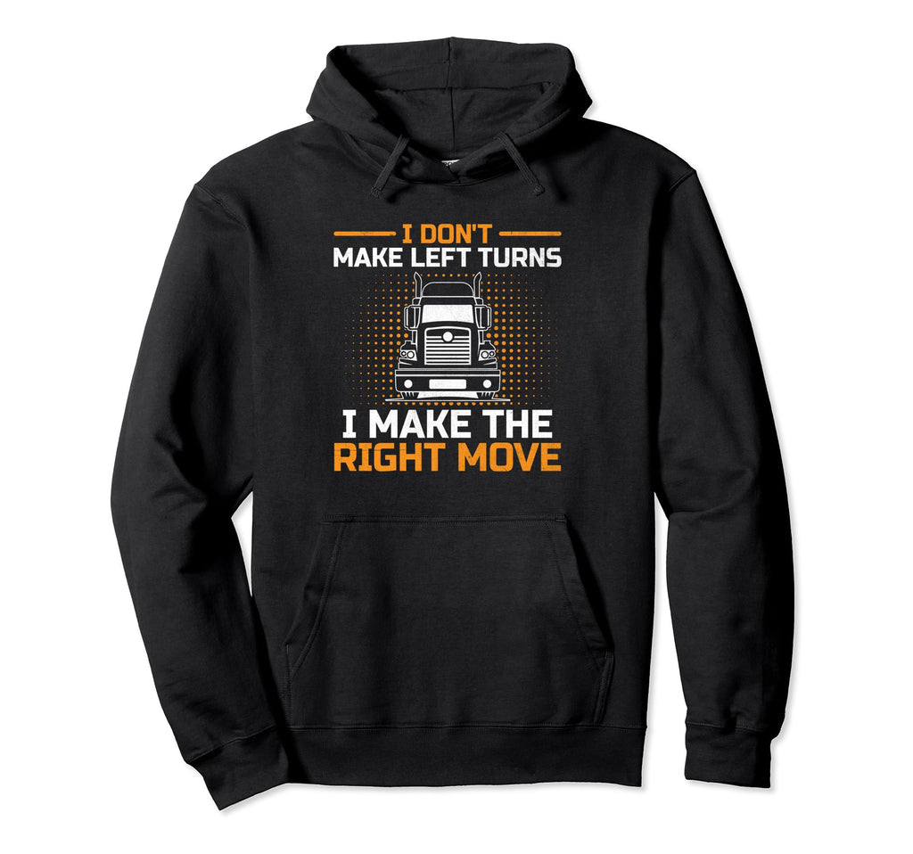 Trucker Driving Dad Trucker Father Hoodie - Custom Art Print Men Women - T-Shirt, Sweatshirt, Hoodie
