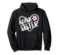 Soccer Goalie Sister Heart Hoodie - Unique Graphic for Adults - T-Shirt, Sweatshirt, Hoodie