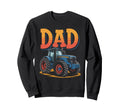 Farmer Dad Tractor Barn Distressed Sweatshirt - Aesthetic Graphic Men Women - T-Shirt, Sweatshirt, Hoodie