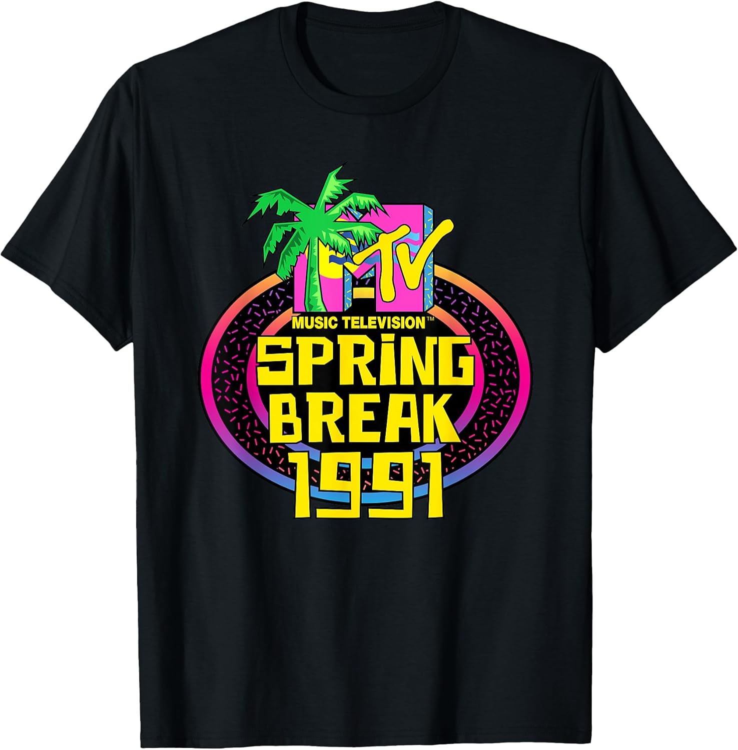 Spring Break 1991 Classic Logo - Adult & Kids T-Shirts, Sweatshirts & Hoodies apparel design preview 1