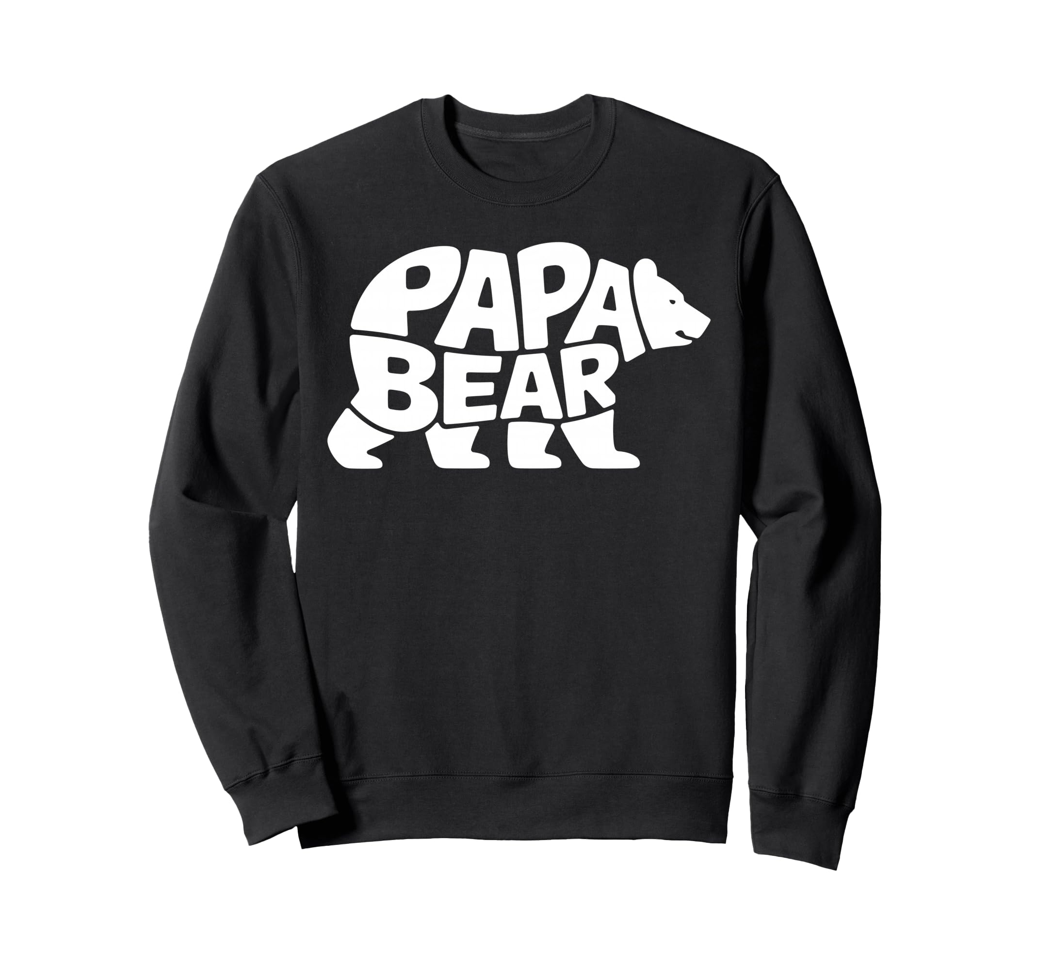 Papa Bear Dad Father Polar Bear Sweatshirt - Unique Graphic Unisex - T-Shirt, Sweatshirt, Hoodie