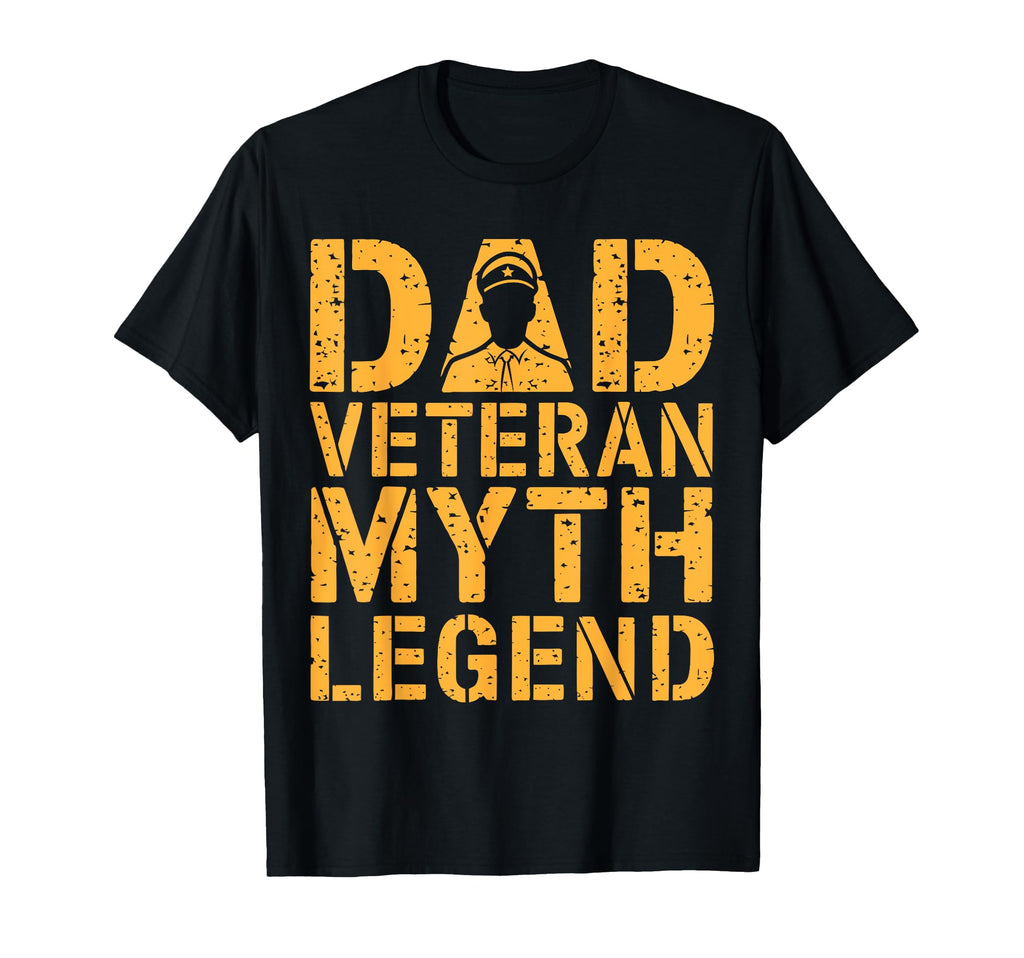 Dad Veteran Myth Legend Fathers Day Dad T-Shirt - Graphic Print for Adults - T-Shirt, Sweatshirt, Hoodie