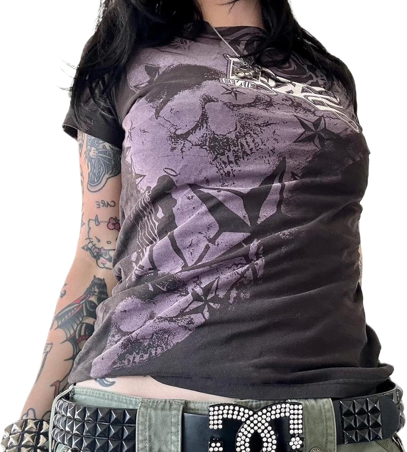 Women Y2K Fairy Grunge Short Sleeve Punk Rock Gothic - Adult & Kids T-Shirts, Sweatshirts & Hoodies apparel design preview 1
