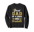 Dad 2024 Graduate Class Proud Sweatshirt - Minimalist Print for Adults - T-Shirt, Sweatshirt, Hoodie
