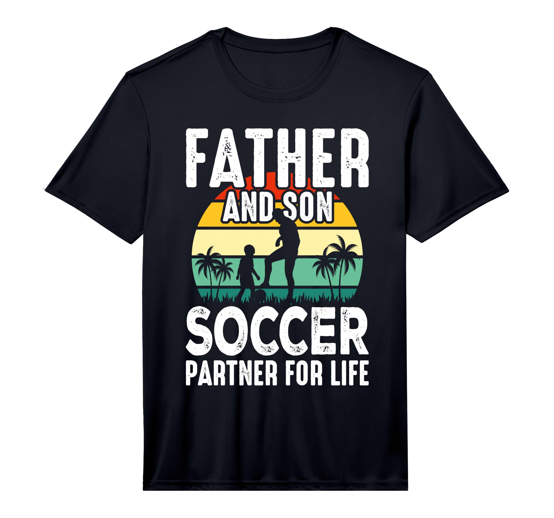 Dad And Son Soccer Partners Life T-Shirt - Minimalist Print Men Women - T-Shirt, Sweatshirt, Hoodie