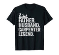 Mens Father Husband Carpenter Legend T-Shirt - Aesthetic Graphic Men Women - T-Shirt, Sweatshirt, Hoodie