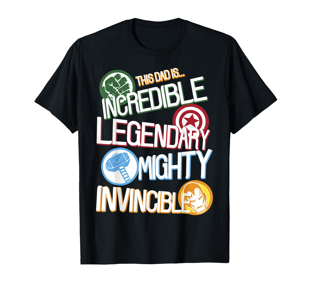 Marvel Comics Avengers Fathers Day T-Shirt - Unique Graphic for Adults - T-Shirt, Sweatshirt, Hoodie