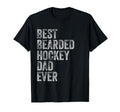 Best Bearded Hockey Dad Fathers Day T-Shirt - Unique Graphic Unisex - T-Shirt, Sweatshirt, Hoodie