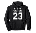 Number 23 Custom Proud Soccer Futbol Hoodie - Novelty Apparel Men Women - T-Shirt, Sweatshirt, Hoodie