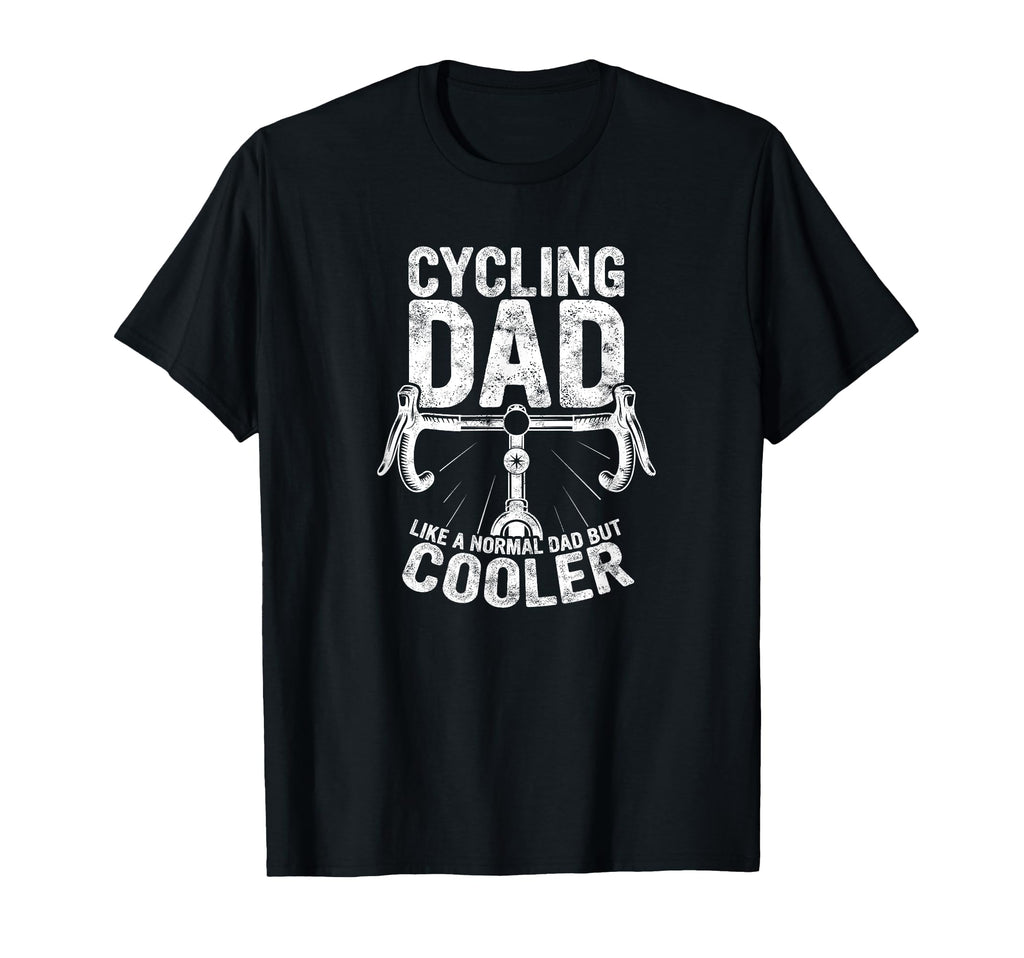 Cycling Dad Like Regular Dad But Cooler T-Shirt - Custom Art Print Unisex - T-Shirt, Sweatshirt, Hoodie