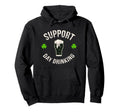Support Day Drinking Funny Saint Hoodie - Casual Everyday Wear Unisex - T-Shirt, Sweatshirt, Hoodie