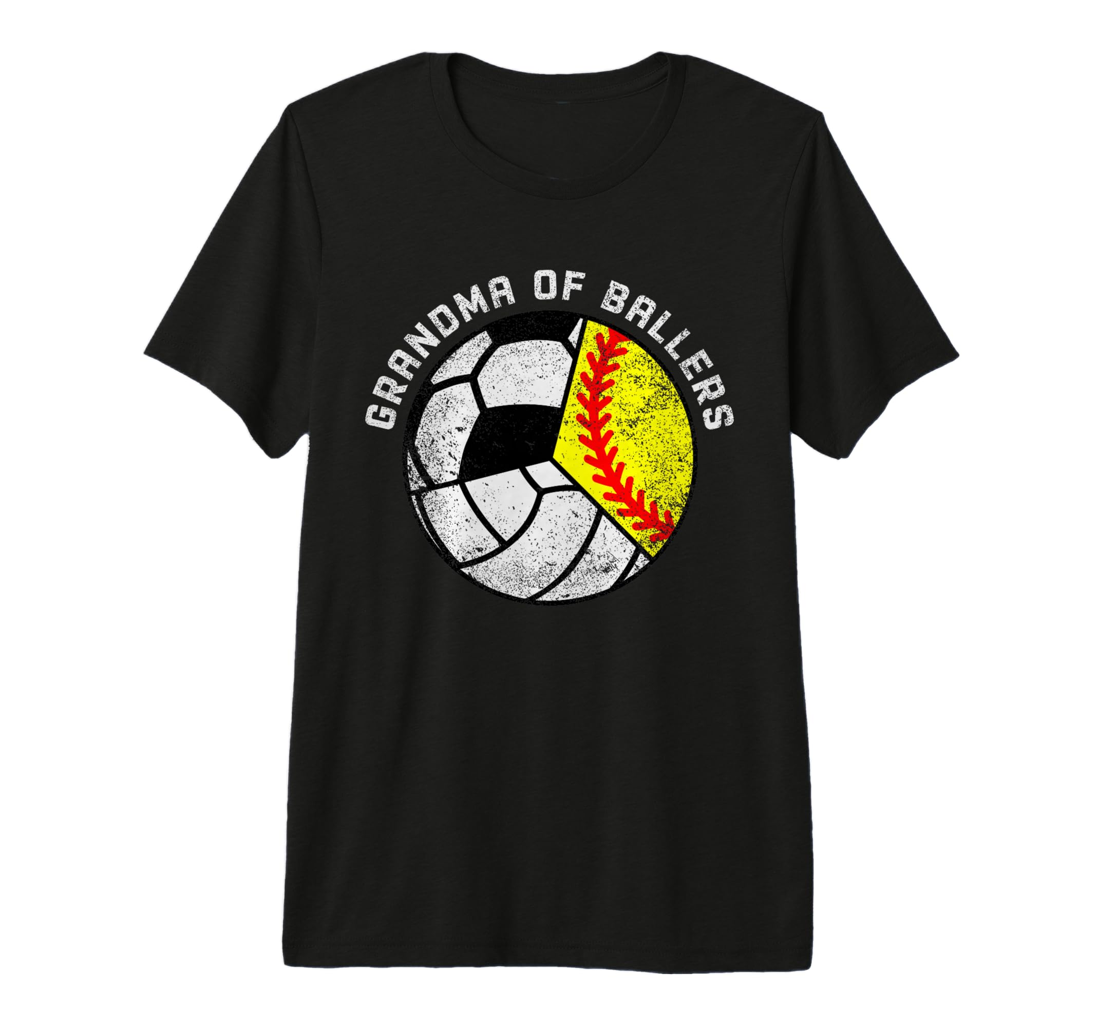 Grandma Ballers Funny Softball Volleyball T-Shirt - Graphic Print Unisex - T-Shirt, Sweatshirt, Hoodie