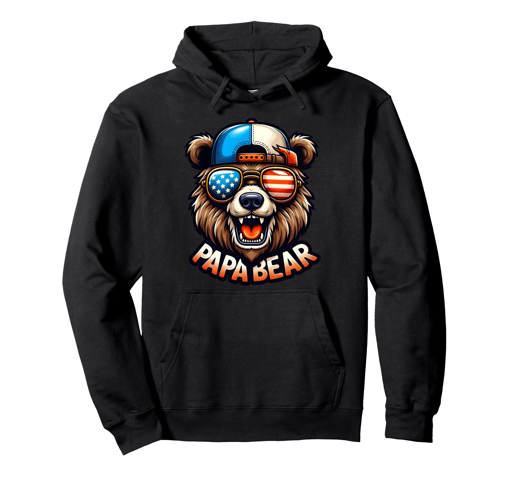 Papa Bear Gifts Funny Birthday Fun Hoodie - Novelty Apparel for Adults - T-Shirt, Sweatshirt, Hoodie