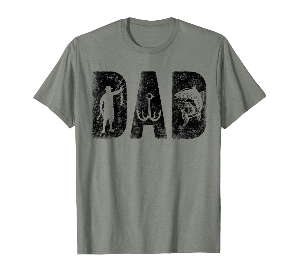 Fishing Dad Birthday Bold Font T-Shirt - Fun Novelty Design for Adults - T-Shirt, Sweatshirt, Hoodie