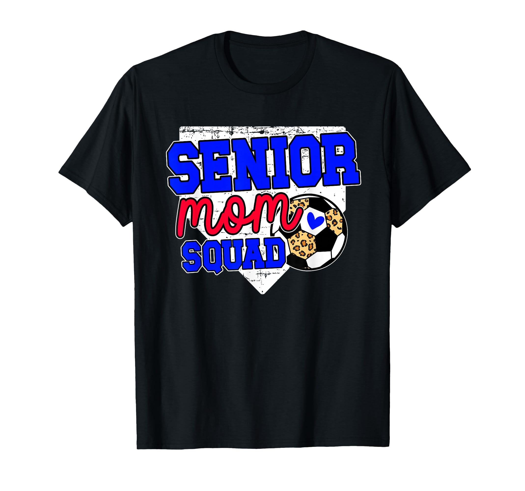 Soccer Senior Mom Squad Soccer Player T-Shirt - Novelty Apparel for Adults - T-Shirt, Sweatshirt, Hoodie