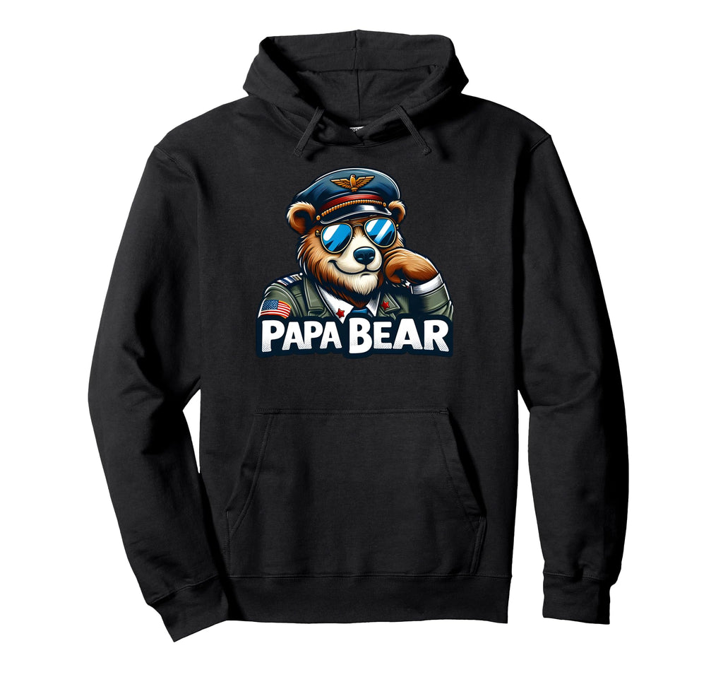 Papa Bear Gifts Funny Birthday Fun Gift Hoodie - Aesthetic Graphic Unisex - T-Shirt, Sweatshirt, Hoodie