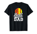 Ball Dad Softball Basketball Dad Ballers T-Shirt - Minimalist Print Unisex - T-Shirt, Sweatshirt, Hoodie