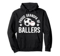 Proud Grandpa Ballers Baseball Soccer Hoodie - Custom Art Print Men Women - T-Shirt, Sweatshirt, Hoodie