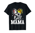Ball Mama Baseball Softball Soccer Mom T-Shirt - Novelty Apparel for Adults - T-Shirt, Sweatshirt, Hoodie