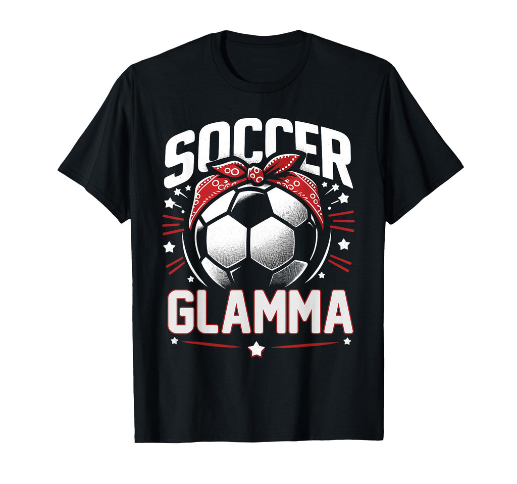 Soccer Glamma Soccer Sports Mothers Day T-Shirt - Minimalist Print Unisex - T-Shirt, Sweatshirt, Hoodie