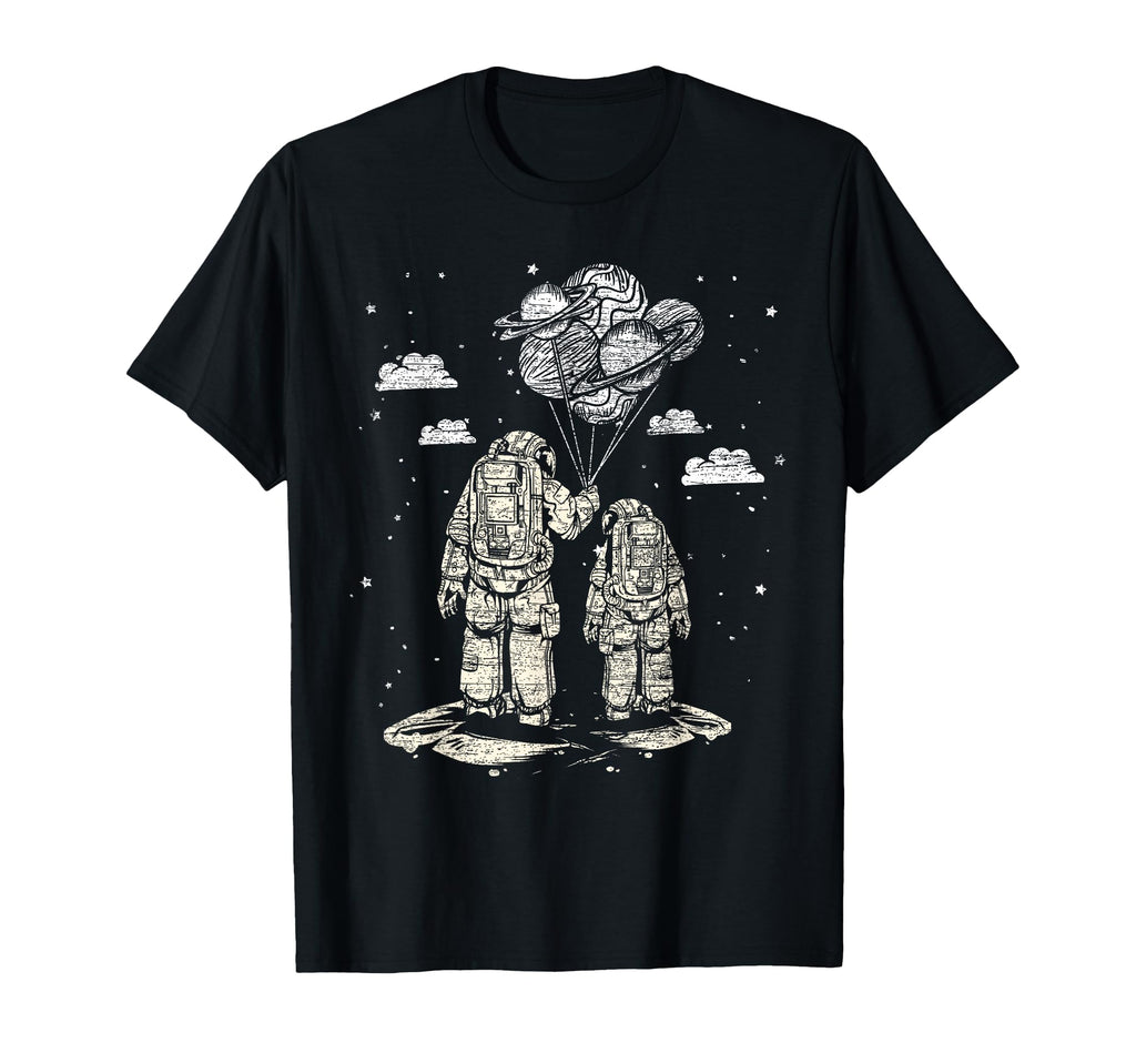 Fathers Day Space Science Astronomy T-Shirt - Graphic Print for Adults - T-Shirt, Sweatshirt, Hoodie
