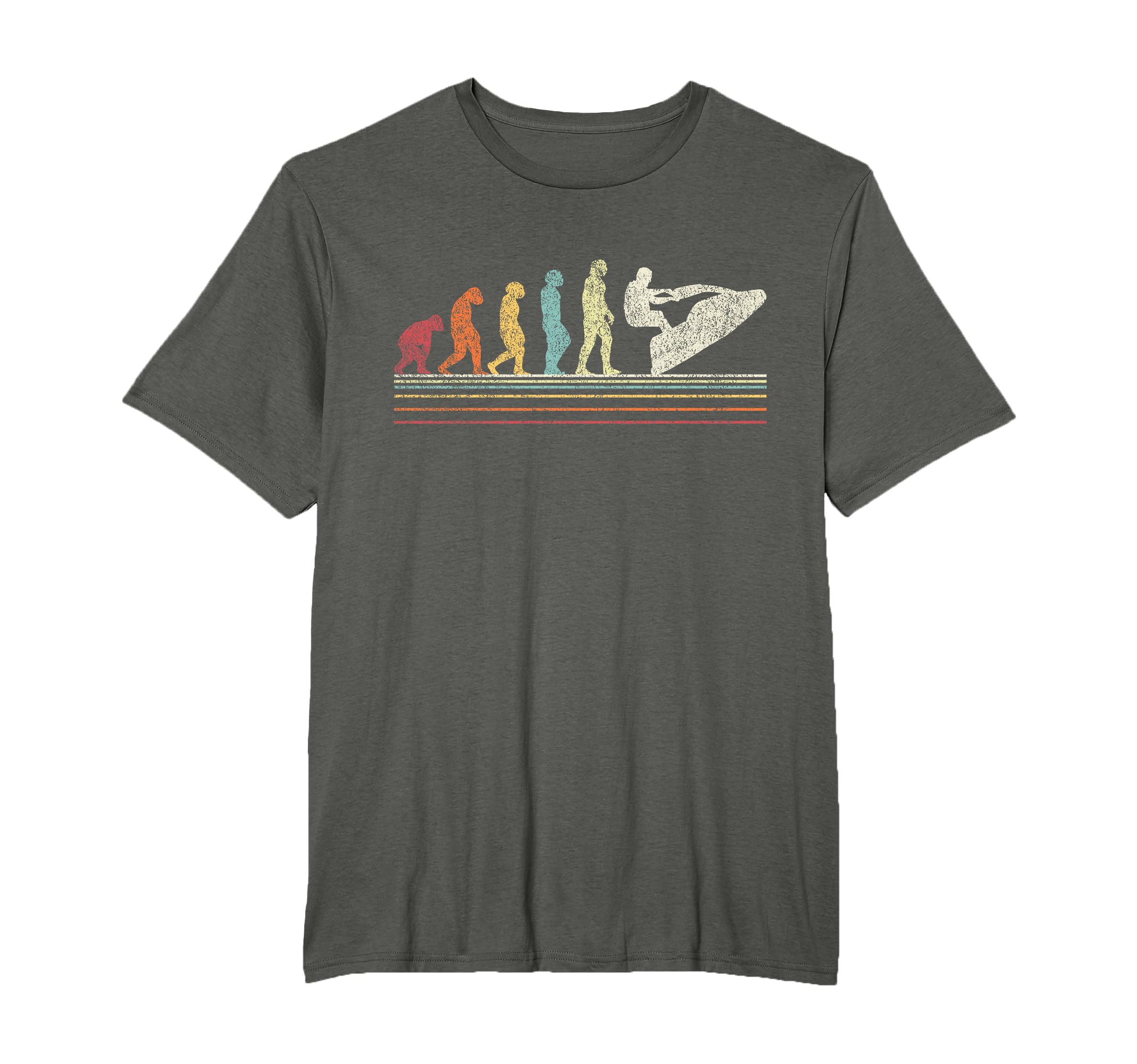 Jet Ski Evolution Jetski Jet Skier T-Shirt - Fun Novelty Design for Adults - T-Shirt, Sweatshirt, Hoodie