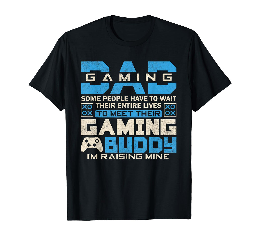 Dad Gamer Buddy Father Son Funny Gaming T-Shirt - Minimalist Print Unisex - T-Shirt, Sweatshirt, Hoodie