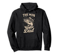 Myth Fishing Legend Dad Fish Fan Hoodie - Novelty Apparel for Adults - T-Shirt, Sweatshirt, Hoodie
