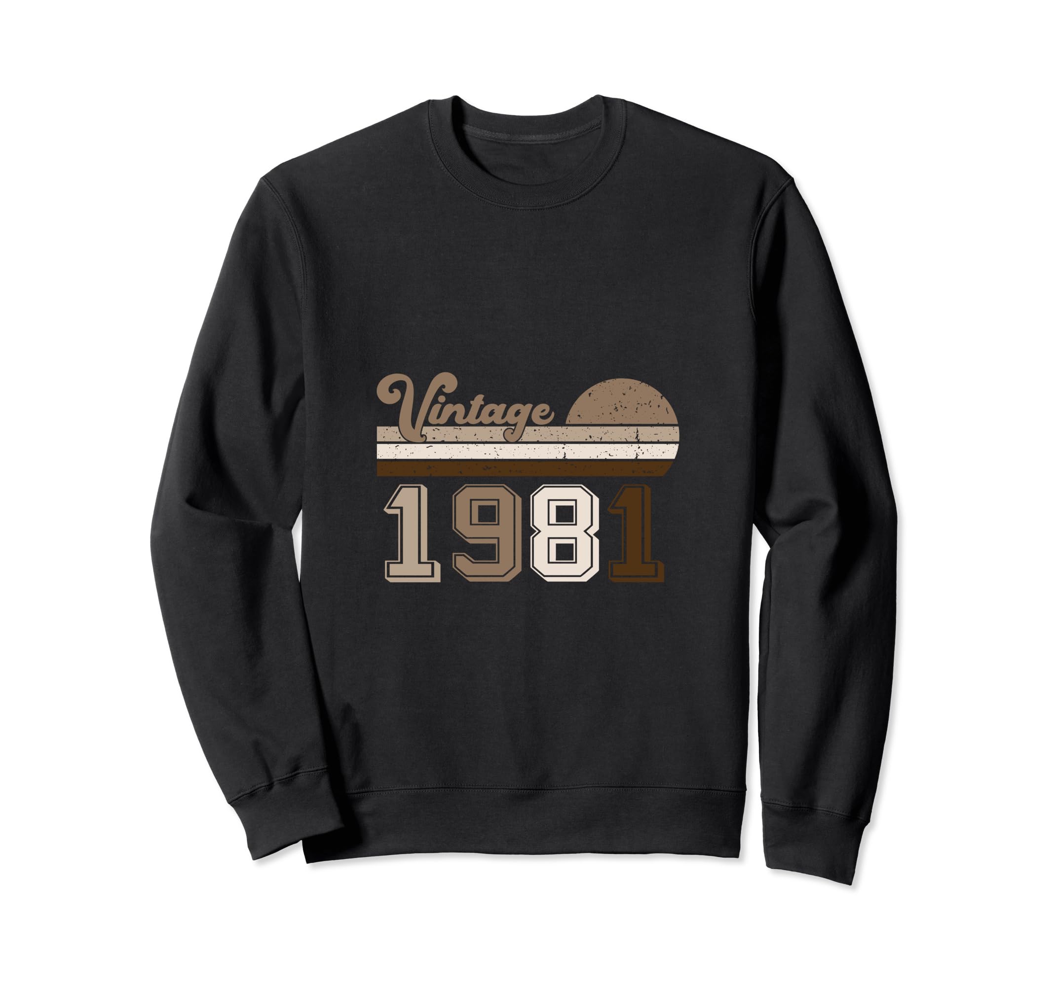 Year 1981 Gift Birthday Mom Dad Sweatshirt - Trendy Graphic for Adults - T-Shirt, Sweatshirt, Hoodie
