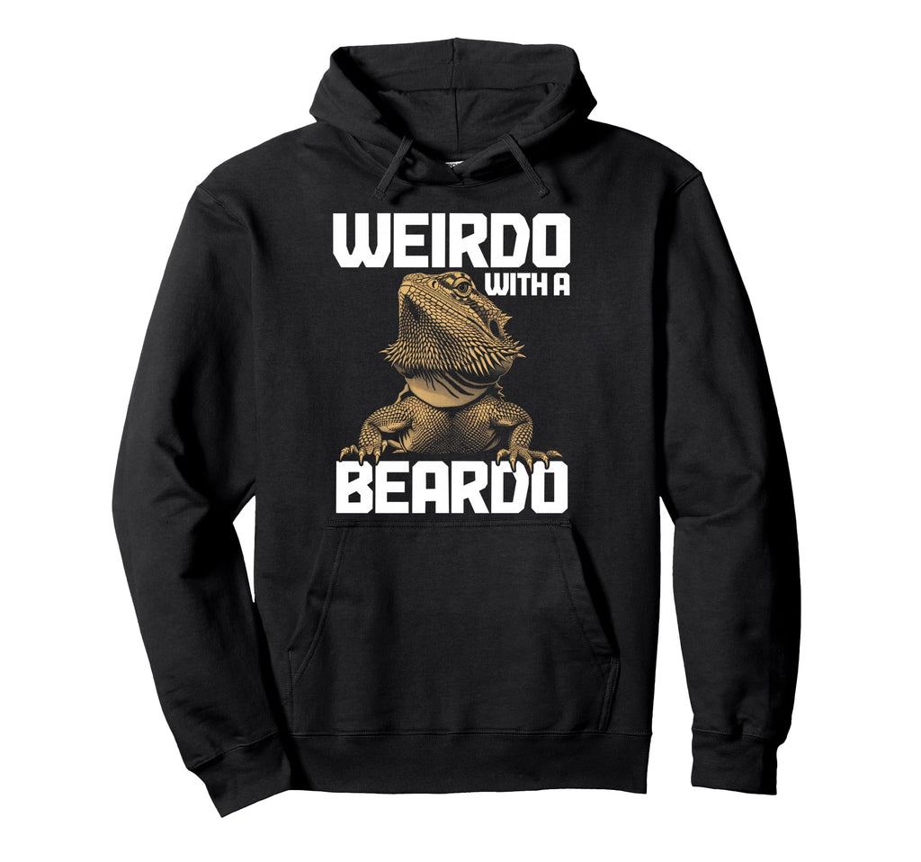 Bearded Dragon Funny Reptile Lover Hoodie - Custom Art Print Men Women - T-Shirt, Sweatshirt, Hoodie