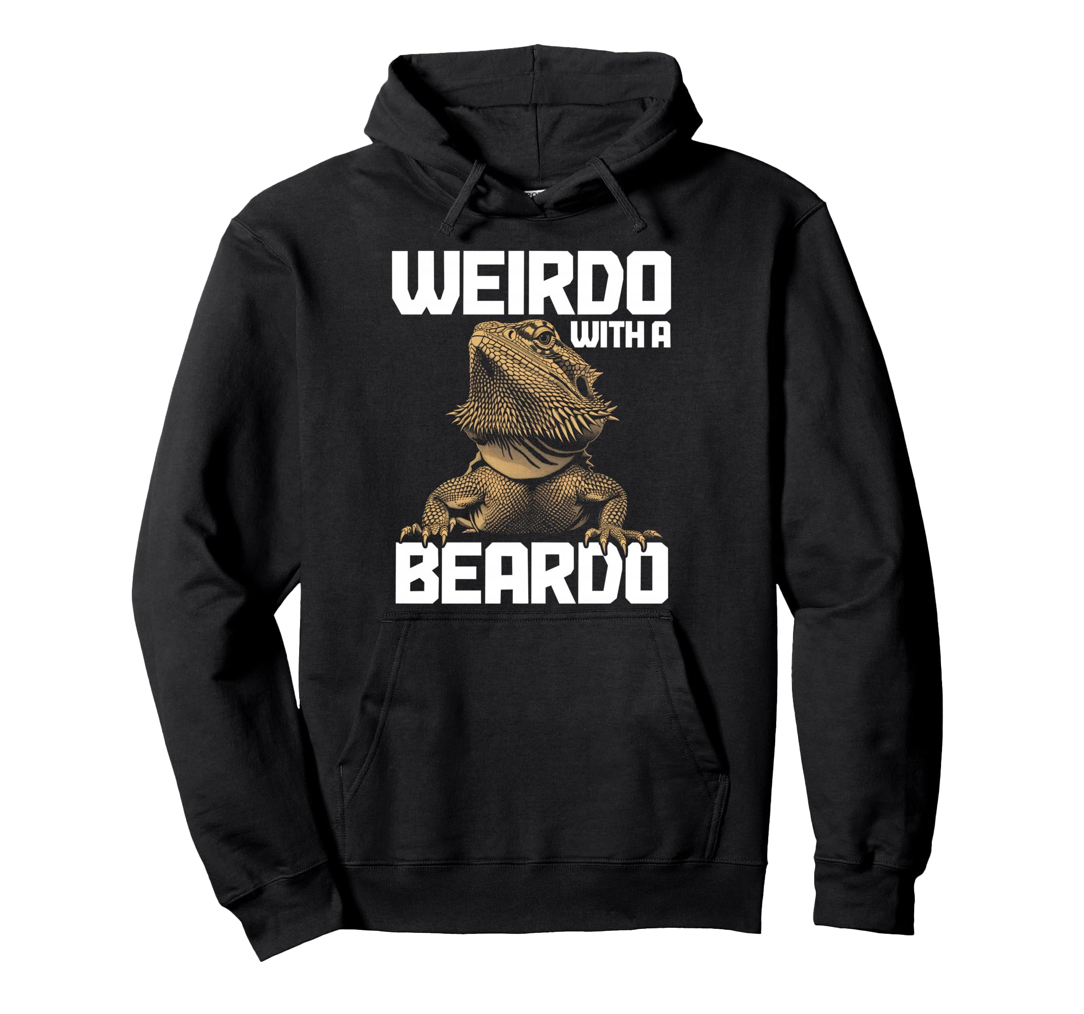 Bearded Dragon Funny Reptile Lover Hoodie - Custom Art Print Men Women - T-Shirt, Sweatshirt, Hoodie
