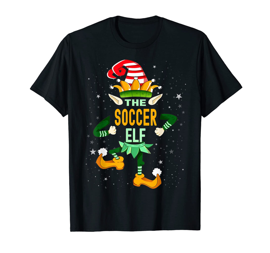 Soccer Elf Funny Matching Family Outfit T-Shirt - Fun Novelty Design Unisex - T-Shirt, Sweatshirt, Hoodie
