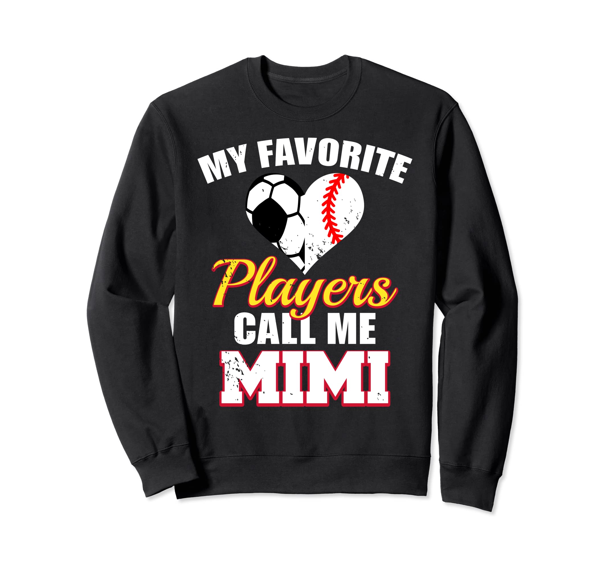 My Favorite Players Call Me Mimi Sweatshirt - Trendy Graphic for Adults - T-Shirt, Sweatshirt, Hoodie