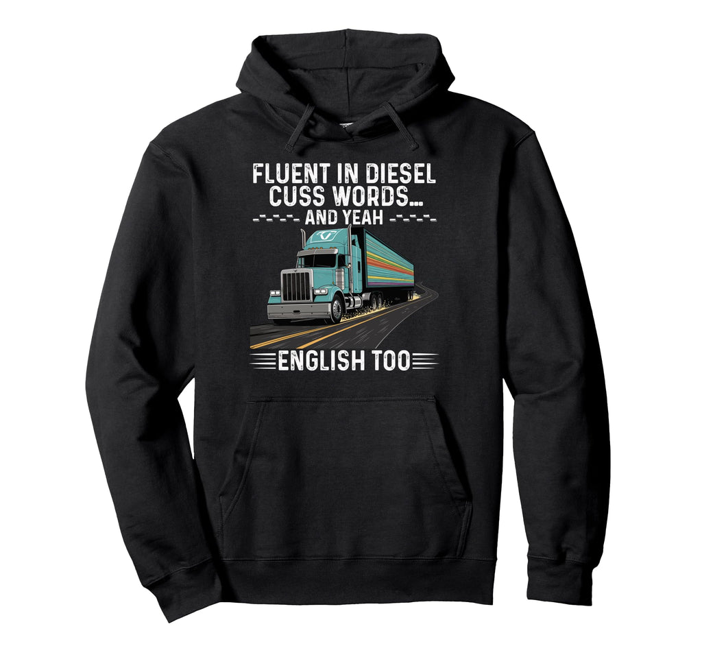 Best Truck Driver Art Dad Grandpa Joke Hoodie - Custom Art Print for Adults - T-Shirt, Sweatshirt, Hoodie