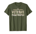 Heroes Veteran Paratrooper Proud T-Shirt - Minimalist Print Men Women - T-Shirt, Sweatshirt, Hoodie