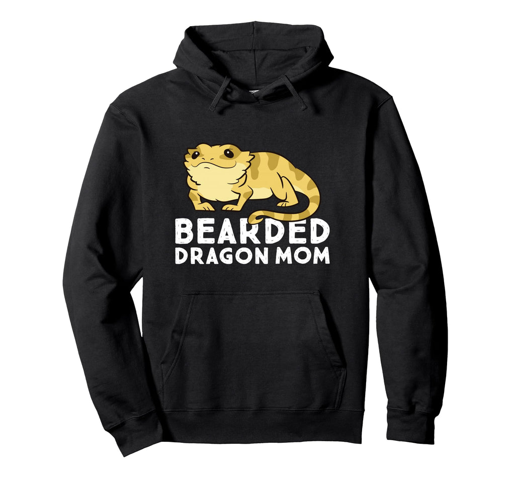 Bearded Dragon Mom Mom Bearded Dragon Hoodie - Graphic Print Men Women - T-Shirt, Sweatshirt, Hoodie